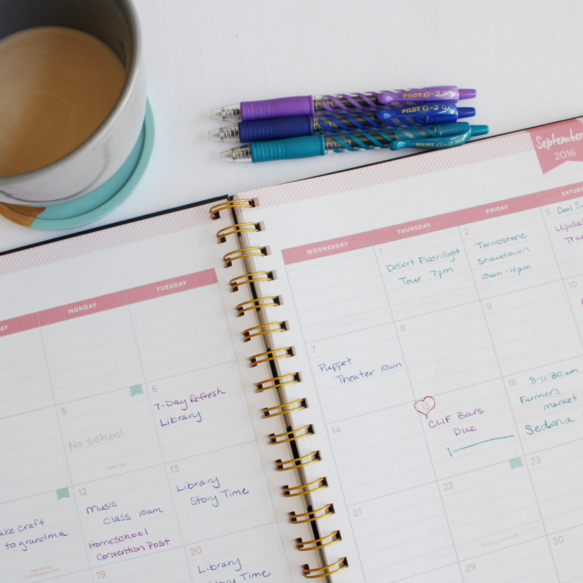 How I plan out our homeschooling month
